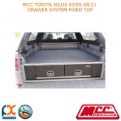 MCC BULLBAR DRAWER SYSTEM FIXED TOP FITS TOYOTA HILUX (03/2005-06/2011)