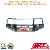 MCC FALCON BAR ALUMINIUM ALLOY WINCH A-FRAME FITS TOYOTA HILUX (03/2005-06/2011)