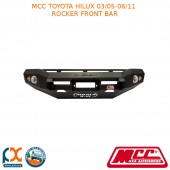 MCC ROCKER FRONT BAR FITS TOYOTA HILUX (03/2005-06/2011) (078-01) - NO LOOP