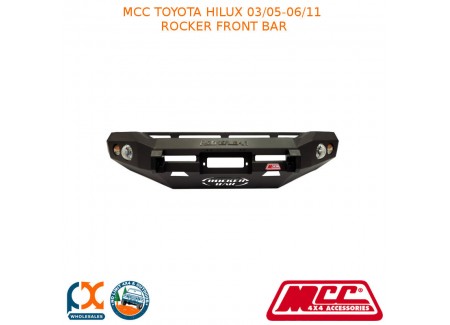 Mcc Rocker Front Bar Fits Toyota Hilux (03/2005-06/2011) (078-01) - No Loop