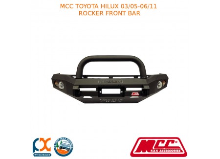 Mcc Rocker Front Bar Fits Toyota Hilux (03/2005-06/2011) (078-01) - Sbl