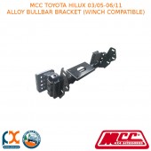 MCC ALLOY BULLBAR BRACKET FITS TOYOTA HILUX (03/2005-06/2011) 