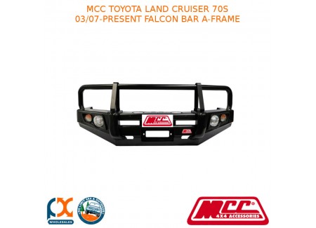 Mcc Falcon Bar A-frame Fits Toyota Landcruiser 70s W/fog Lights 03/2007-present