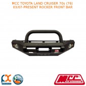 MCC ROCKER FRONT BAR FITS TOYOTA LANDCRUISER 70S (76)(3/2007-PRESENT)(078-01)SBL