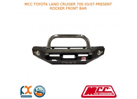 Mcc Rocker Front Bar Fits Toyota Land Cruiser 70s (03/2007-present) (078-01) (with Fog)