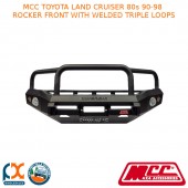 MCC BULLBAR ROCKER FRONT WITH WELDED 3 LOOPS FITS TOYOTA LANDCRUISER 80S (90-98)