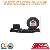 MCC REAR BAR SINGLE WHEEL SINGLE JERRY FITS TOYOTA LAND CRUISER 105s (LIVE AXLE) (1998-11/2007)