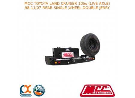 Mcc Rear Bar Single Wheel Double Jerry Land Cruiser 105s (live Axle) (98-11/07)