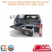 MCC BULLBAR DRAWER SYSTEM WITH SMALL SLIDE FITS TOYOTA LAND CRUISER 100S IFS (1998-11/2007)