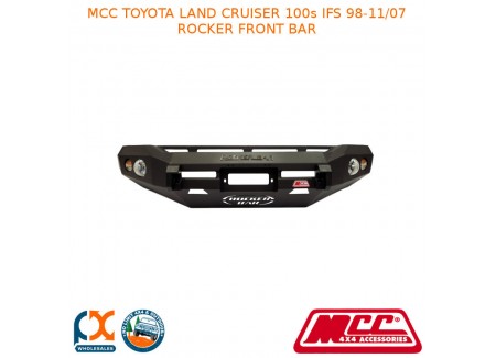 Mcc Rocker Front Bar Fits Toyota Landcruiser 100s Ifs (98-11/07) (078-01)no Loop