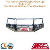 MCC FALCON BAR ALUMINIUM A-FRAME FITS TOYOTA LANDCRUISER PRADO 120 (03/03-11/9)