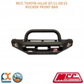 MCC ROCKER FRONT BAR FITS TOYOTA HILUX (07/2011-09/2015) (078-01) - SBL