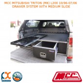 MCC BULLBAR DRAWER SYSTEM WITH MEDIUM SLIDE FITS MITSUBISHI TRITON (MK) L200 (10/1996-07/2006)