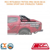 MCC SWING SPORT BAR STAINLESS TUBING FITS MITSUBISHI TRITON (MN) (08/09-08/15)