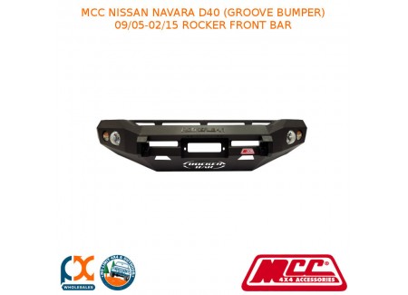 Mcc Rocker Front Bar - Navara D40 (groove Bumper) (09/05-02/15) (078-01)-no Loop