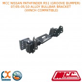 MCC ALLOY BULLBAR BRACKET - FITS NISSAN PATHFINDER R51 (G B) (07/05-05/10)