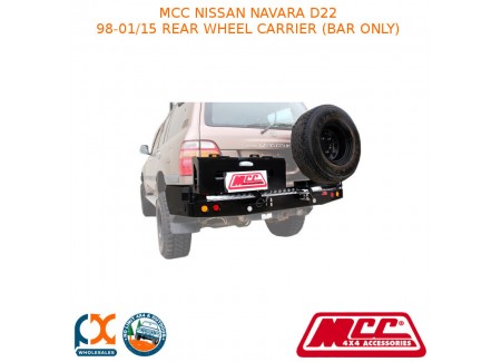 Mcc Rear Wheel Carrier (bar Only) Fits Nissan Navara D22 (1998-01/2015)