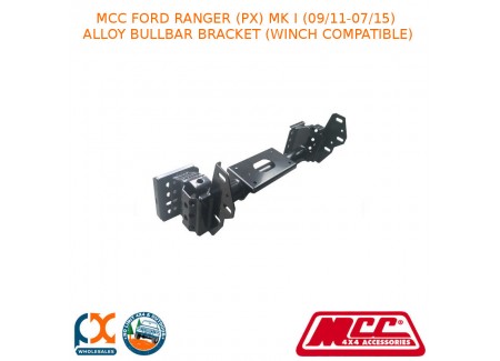 Mcc Alloy Bullbar Bracket Fits Ford Ranger (px) Mk I (09/2011-07/2015)