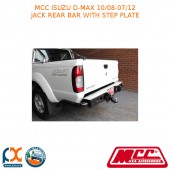 MCC JACK REAR BAR WITH STEP PLATE FITS ISUZU D-MAX (10/08-07/12)