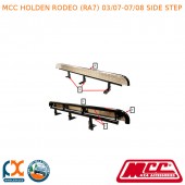 MCC BULLBAR SIDE STEP FITS HOLDEN RODEO (RA7) (03/2007-07/2008) - BLACK