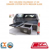 MCC BULLBAR DRAWER SYSTEM WITH MEDIUM SLIDE FITS HOLDEN COLORADO (2017-20XX)