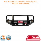 MCC FALCON BAR A-FRAME FITS HOLDEN COLORADO 7 (WAGON) WITH FOG LIGHTS (2017)