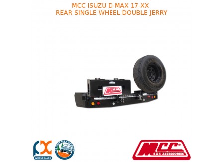 Mcc Rear Bar Single Wheel Double Jerry Fits Isuzu D-max (2017-20xx)