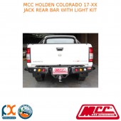 MCC JACK REAR BAR WITH LIGHT KIT FITS HOLDEN COLORADO (2017-20XX)