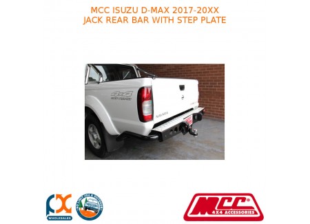 Mcc Jack Rear Bar With Step Plate Fits Isuzu D-max (2017-20xx)