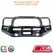 MCC PHOENIX BULLBAR TRIPLE LOOP FITS ISUZU D-MAX (2017-20XX)