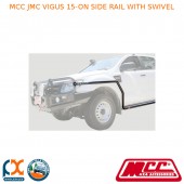 MCC BULLBAR SIDE RAIL WITH SWIVEL FITS JMC VIGUS (2015-ON) - BLACK