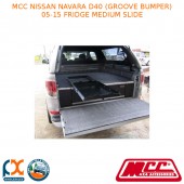 MCC BULLBAR FRIDGE MEDIUM SLIDE FITS NISSAN NAVARA D40 (GROOVE BUMPER) (2005-2015)