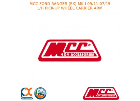 Mcc Bullbar L/h Pick-up Wheel Carrier Arm Fits Ford Ranger (px) Mk I (09/2011-07/2015)