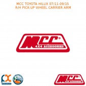 MCC BULLBAR R/H PICK-UP WHEEL CARRIER ARM FITS TOYOTA HILUX (07/2011-09/2015)