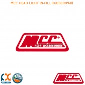 MCC BULLBAR HEAD LIGHT IN-FILL RUBBER/PAIR