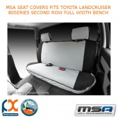 MSA SEAT COVERS FITS TOYOTA LANDCRUISER 80SERIES SECOND ROW FULL WIDTH BENCH