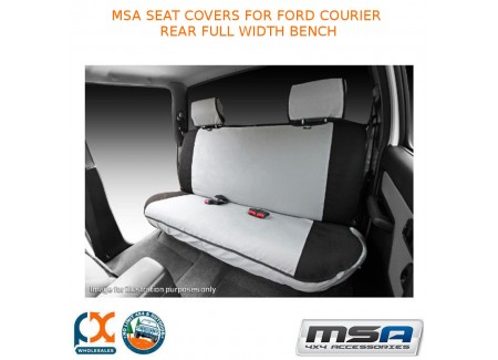 Msa Seat Covers Fits Ford Courier Rear Full Width Bench - Bc04