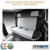 MSA SEAT COVERS FITS FORD F250/F350 REAR FULL WIDTH BENCH - F2503