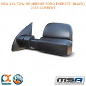 MSA 4X4 TOWING MIRROR FITS FORD EVEREST (BLACK) 2015-CURRENT