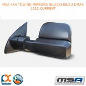 MSA 4X4 TOWING MIRRORS (BLACK)FITS ISUZU DMAX 2012-CURRENT