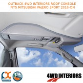 OUTBACK 4WD INTERIORS ROOF CONSOLE FITS MITSUBISHI PAJERO SPORT 2016-ON