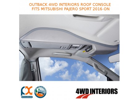 Outback 4wd Interiors Roof Console Fits Mitsubishi Pajero Sport 2016-on