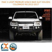 PIAK 3 LOOP PREMIUM WINCH BAR - FITS HOLDEN COLORADO RG 2013-2017