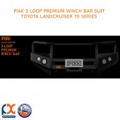 PIAK 3 LOOP PREMIUM WINCH BAR FITS TOYOTA LANDCRUISER 70 SERIES