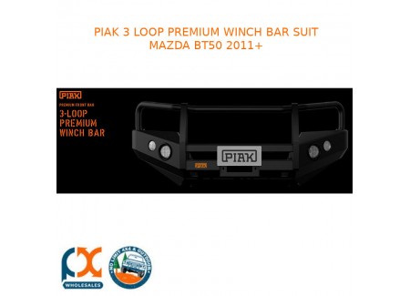 Piak 3 Loop Premium Winch Bar Fits Mazda Bt50 2011+