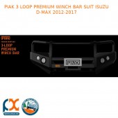 PIAK 3 LOOP PREMIUM WINCH BAR FITS ISUZU D-MAX 2012-2017