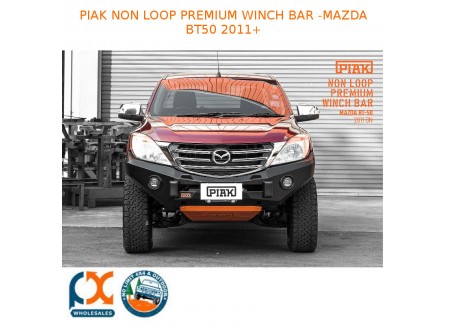 Piak Non Loop Premium Winch Bar Fits - Mazda Bt50 2011+