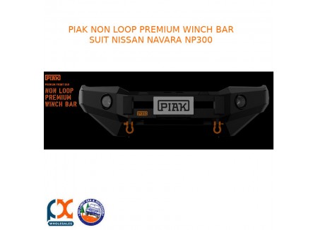 Piak Non Loop Premium Winch Bar Fits Nissan Navara Np300