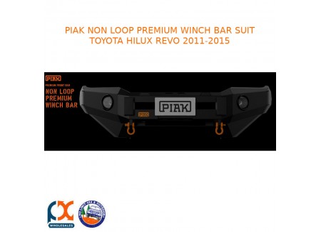 Piak Non Loop Premium Winch Bar Fits Toyota Hilux Revo 2011-2015