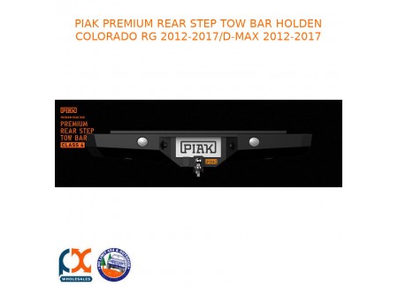 Piak Premium Rear Step Tow Bar Holden Colorado Rg 2012-2017/d-max 2012-2017